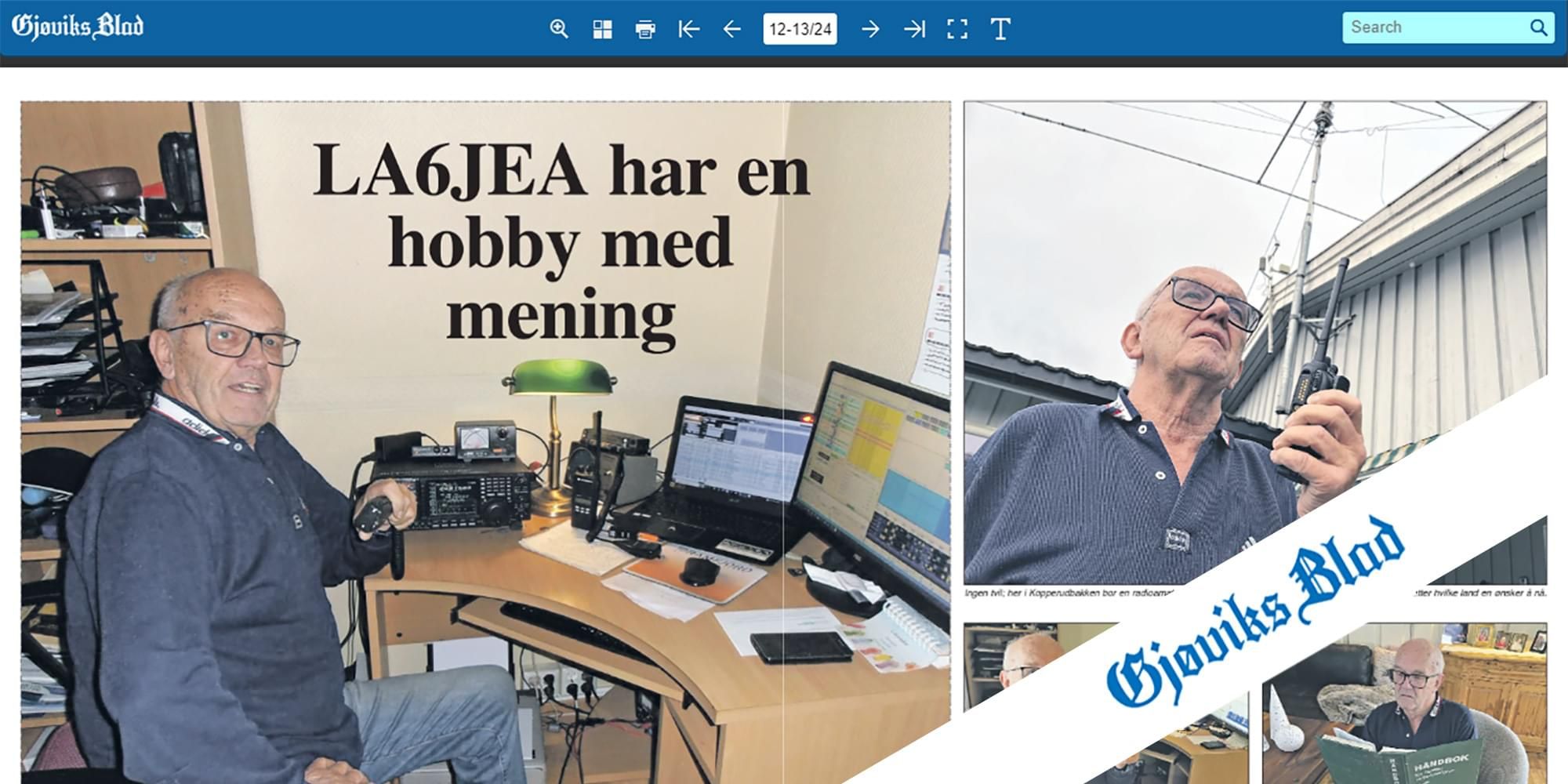 Foto: Faksimile av artikkelen i Gjøviks Blad onsdag 18. januar 2023.