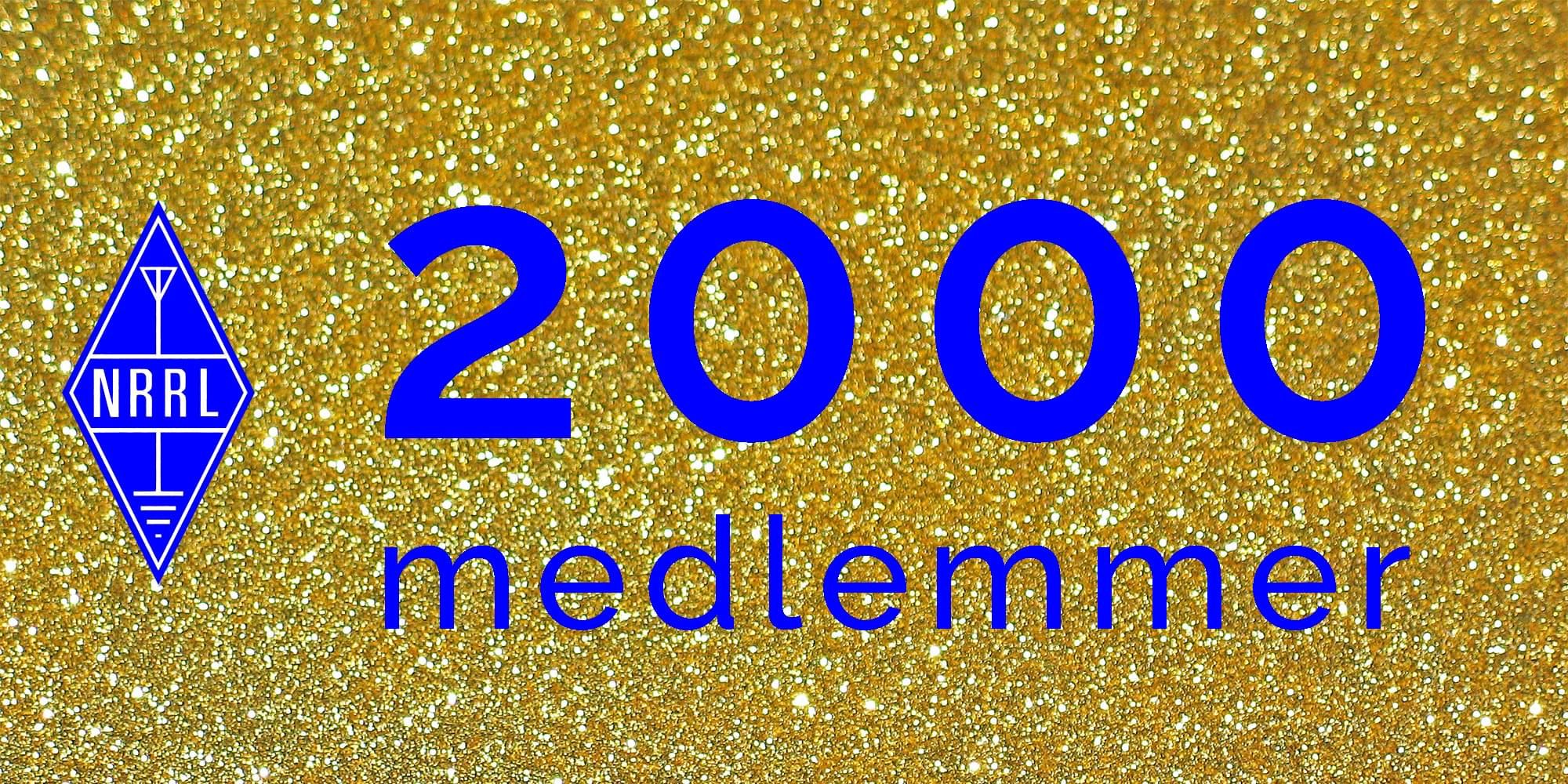 2000 medlemmer. Bilde.