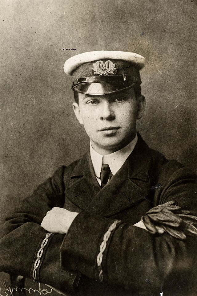 Jack Phillips, head of the Titanic's radio room. (Foto via Vigo-Val Miñor Amateur Radio Union)